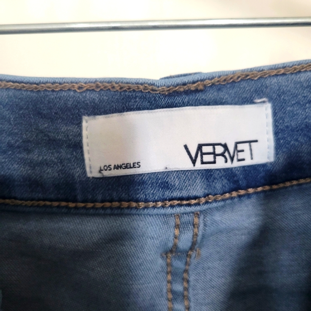 Vervet High Rise Double Cuffed Baggy Wide Jeans - Picture 6 of 8